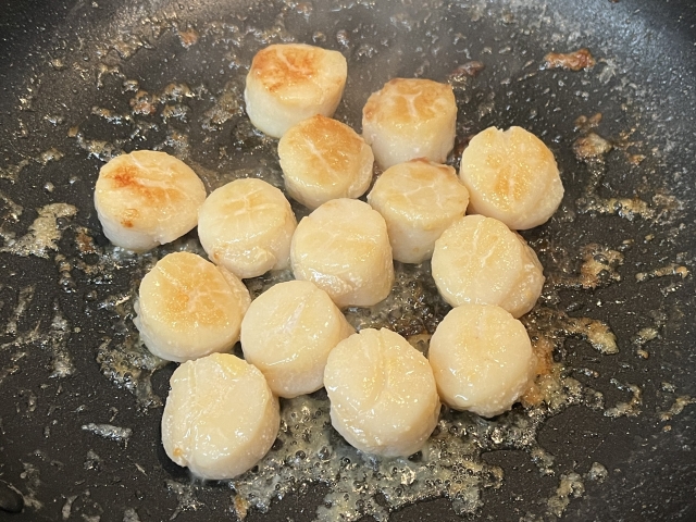 ホタテのバター焼き