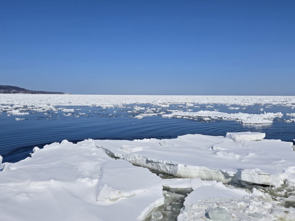 網走の流氷